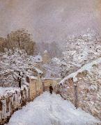Alfred Sisley Sonw at Louveciennes USA oil painting artist